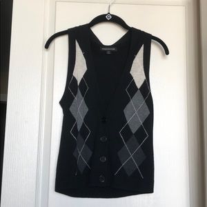 Express Sweater Vest - Button Down